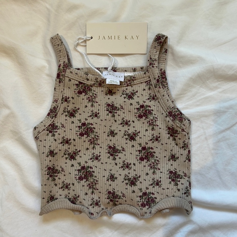 New Jamie Kay floral baby tank 6-12M